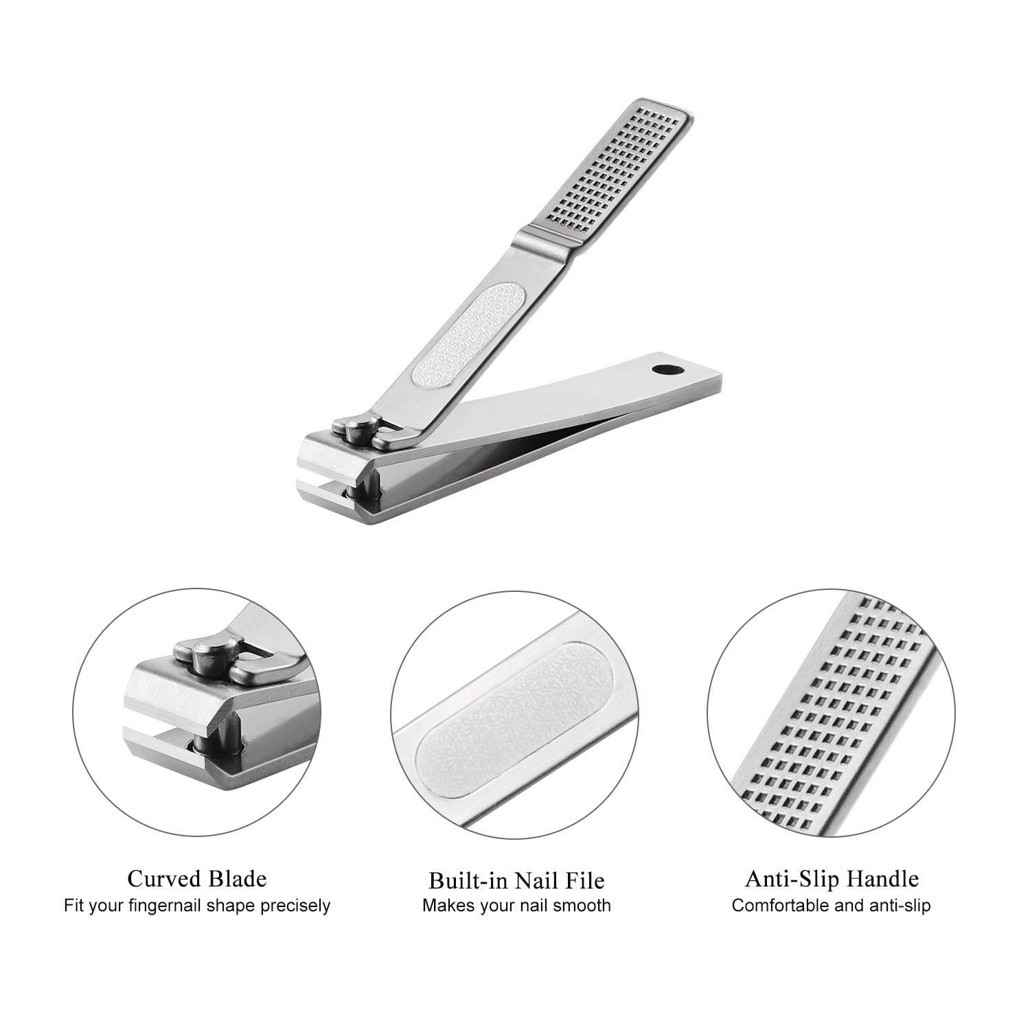 HAWATOUR ciseau-ongles pour ongles épais: coupe robuste et sûre