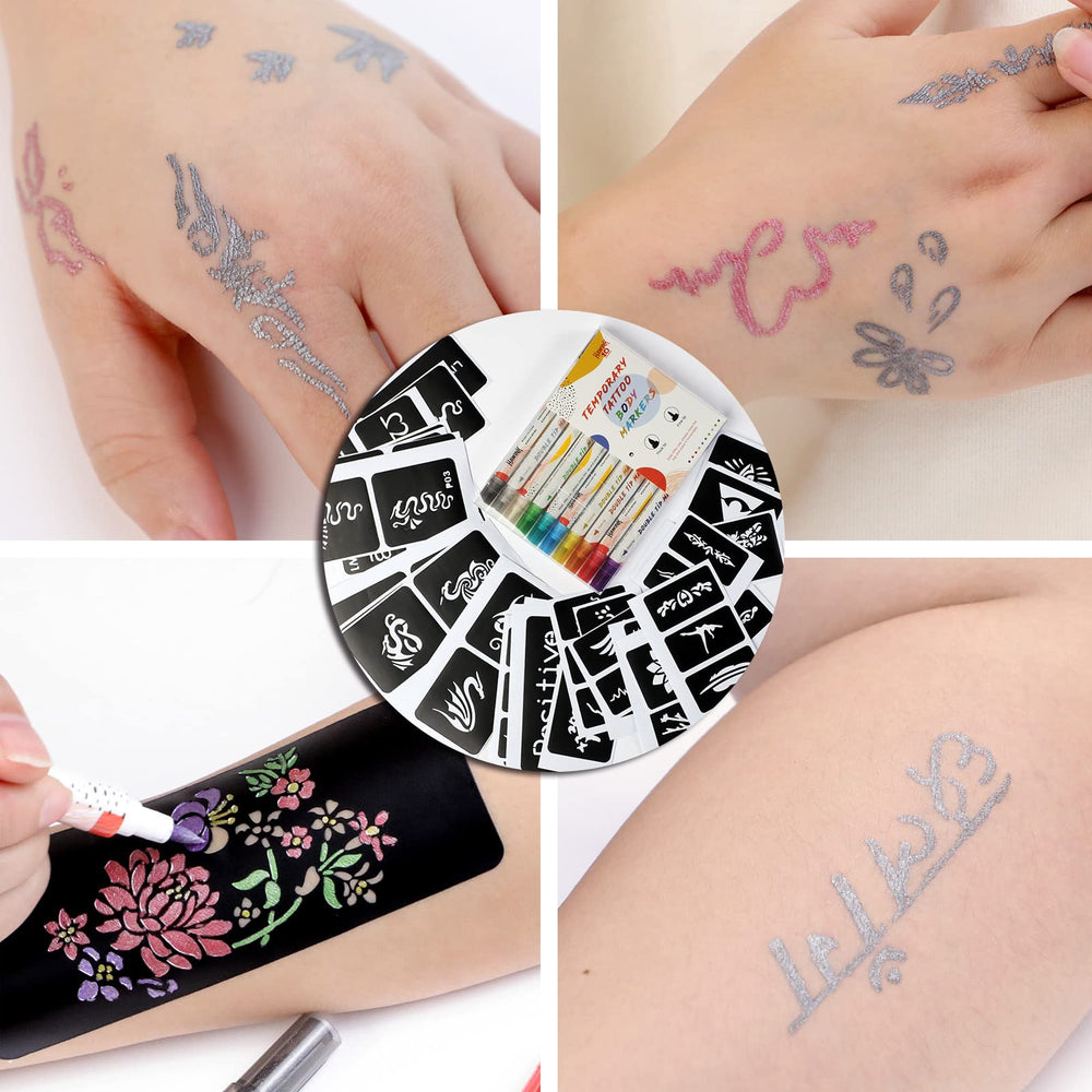 Idées de cosplay Hawink, tatouage éphémère facile à nettoyer après l’événement.