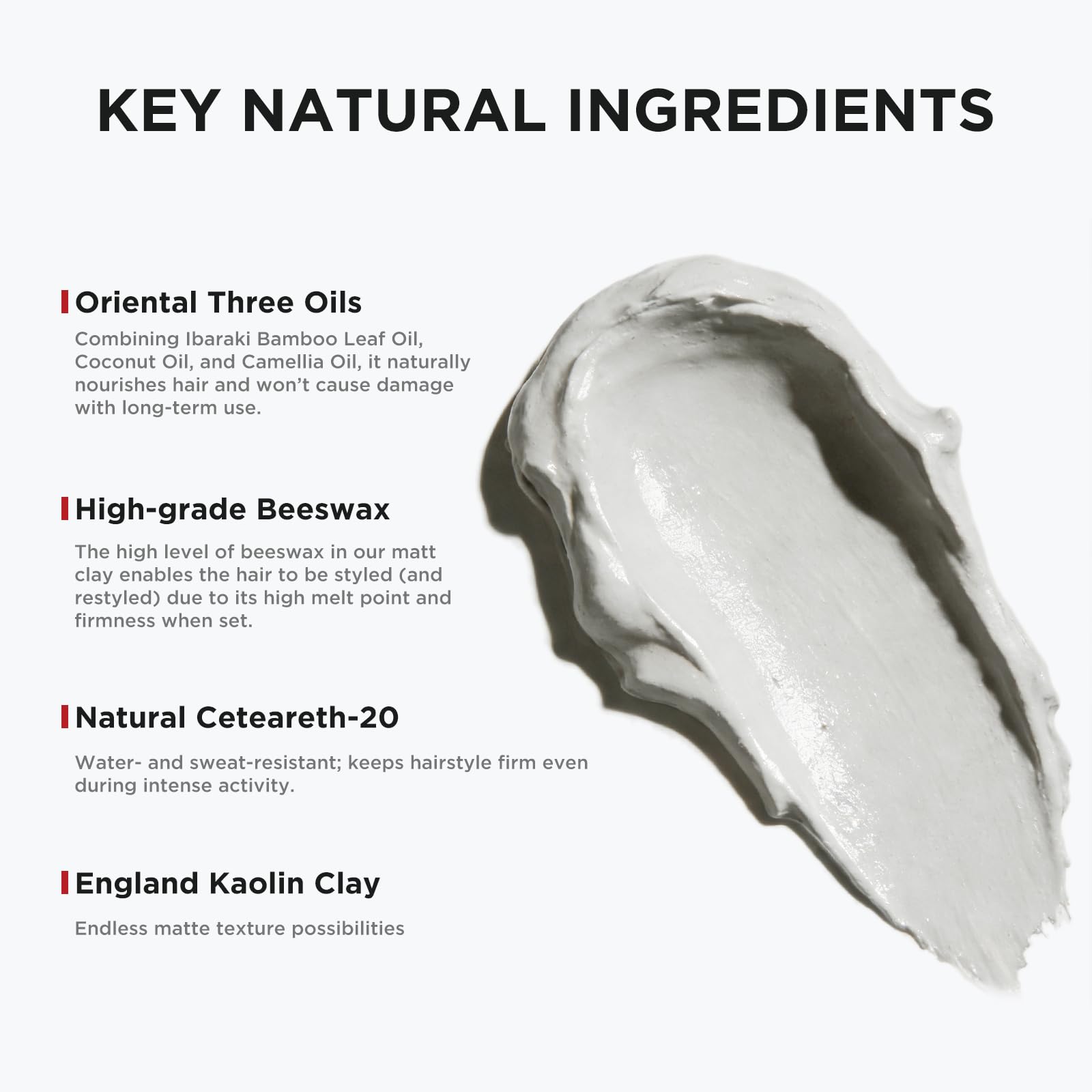 Hawkins & Brimble Matt Clay — texture mate naturelle pour un style soutenu