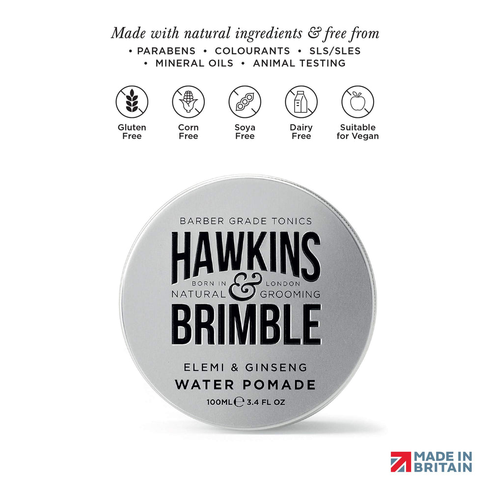 Hawkins & Brimble pomade homme – lavage facile sans résidu gras
