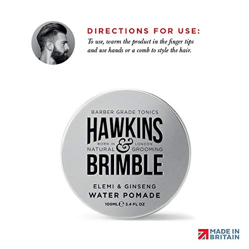 Hawkins & Brimble pomade homme – senteur Elemi et Ginseng pour une ambiance raffinée