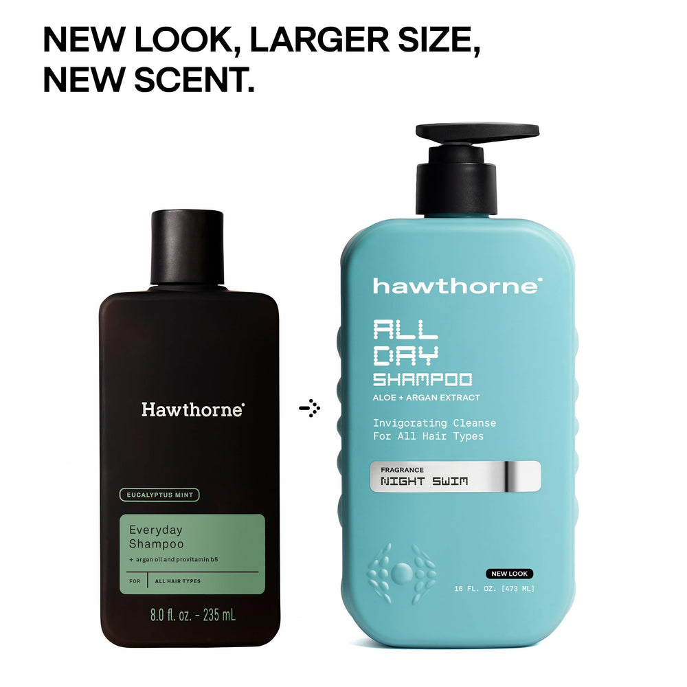 Ensemble All Day – routine simple pour cheveux propres et volumineux.