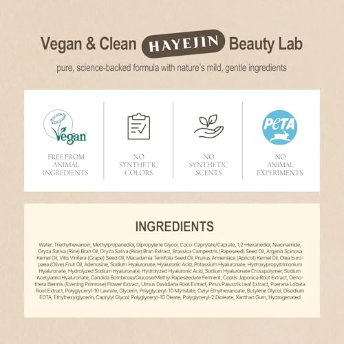 HAYEJIN RiceFila Toner — produit végan conforme aux standards EWG.