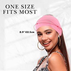 Haysandy bandeau satin boucles: pratique en journée pour protéger les cheveux.