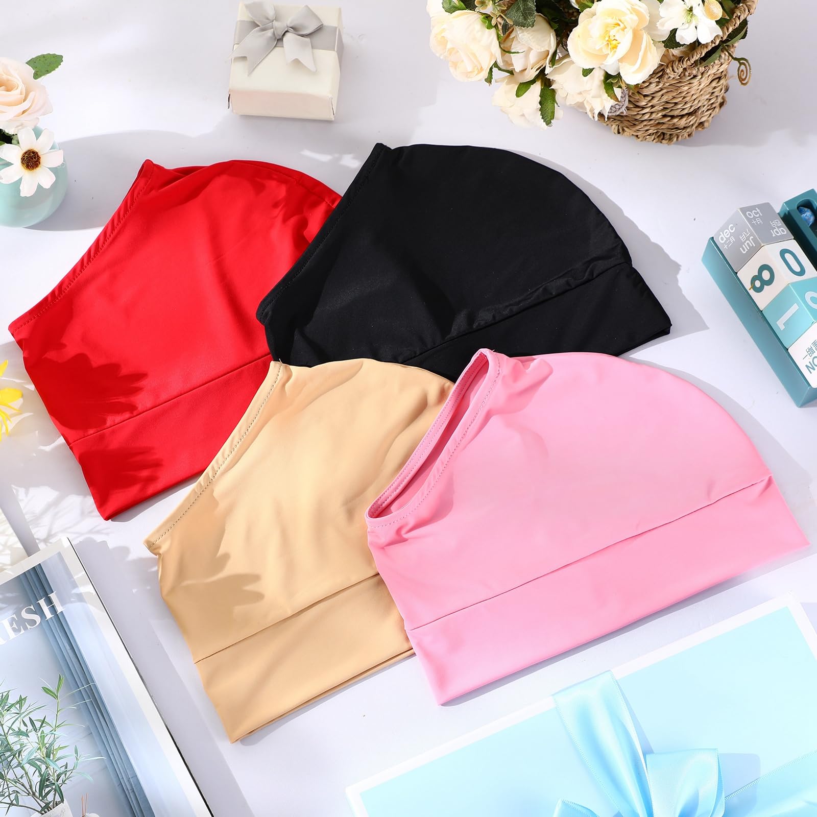 Haysandy enveloppe-cheveux nylon-dodo: idéal pour dormir et activités quotidiennes.
