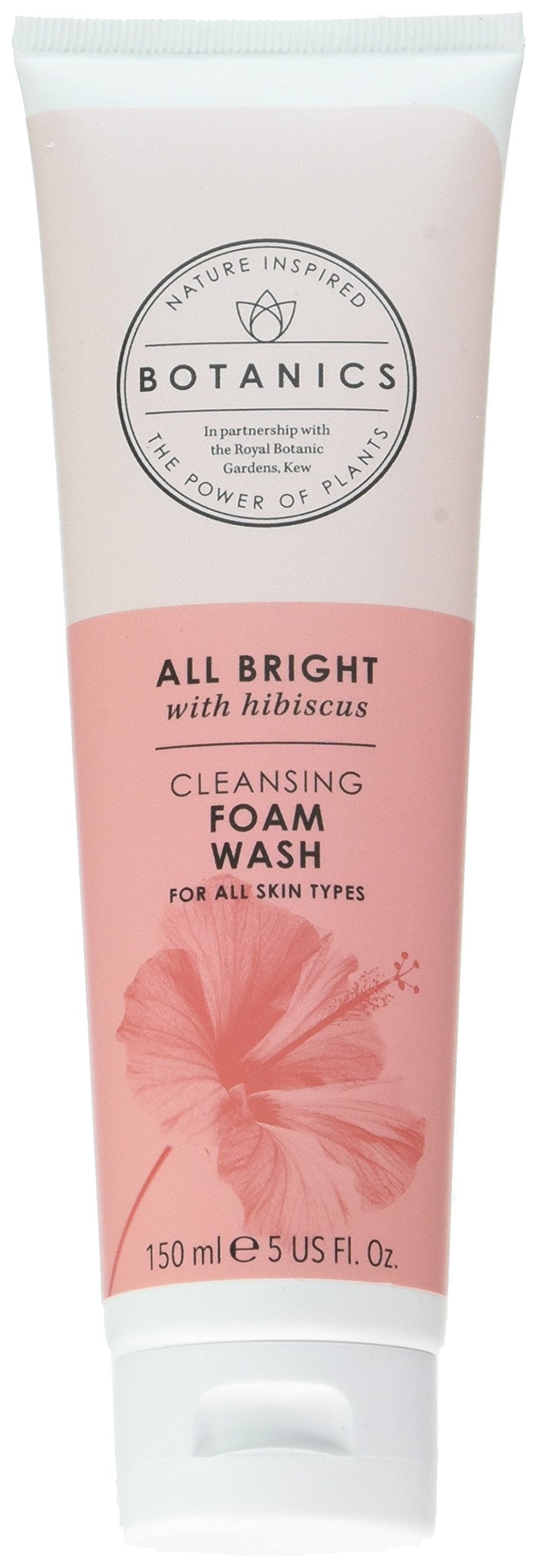 HB Botanics Mousse Nettoyante – flacon clair pour peau nette et rafraîchie.
