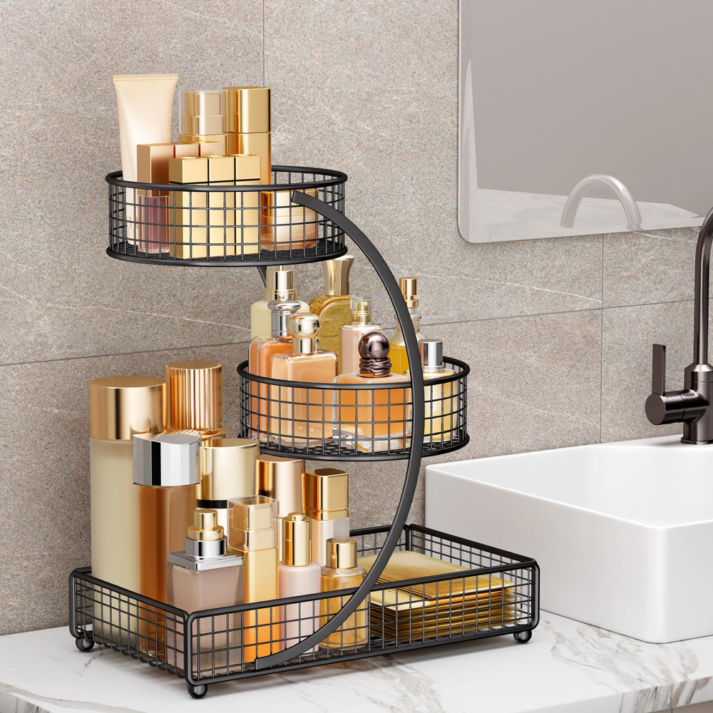 HBlife Compartiment soin visage et crèmes, rangement soigné et efficace