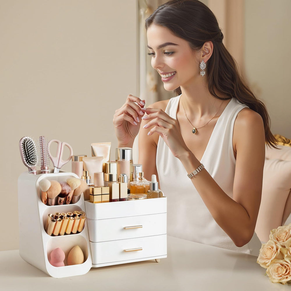 HBlife Organisateur Maquillage Nettoyage Facile, entretien rapide.
