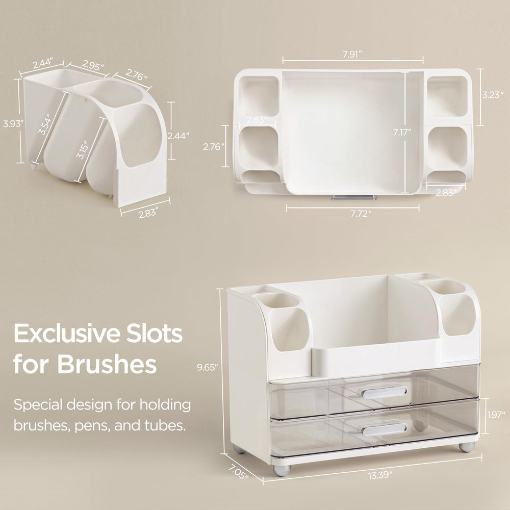 HBlife Organisateur Maquillage — plastique ABS durable et nettoyage facile.