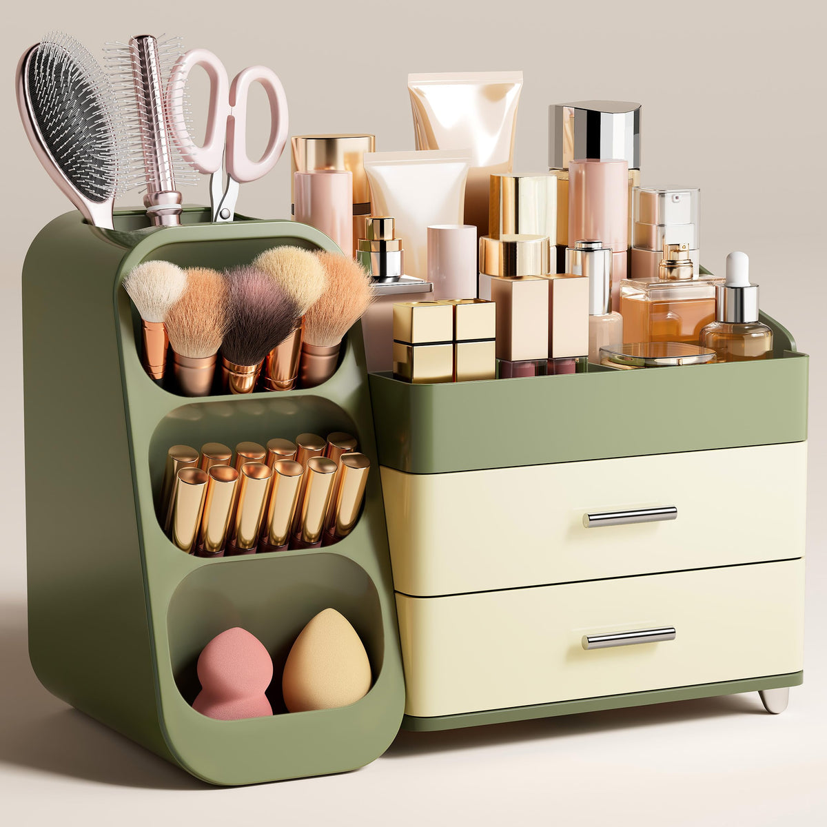 HBlife Organisateur Maquillage porte-pinceaux pratique et élégant.