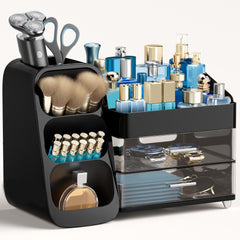 HBlife Organisateur Maquillage avec porte-pinceaux organise votre vanity efficacement