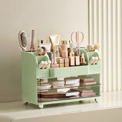 HBlife organiseur-maquillage tiroirs et design pratique pour ranger palettes et rouges à lèvres.