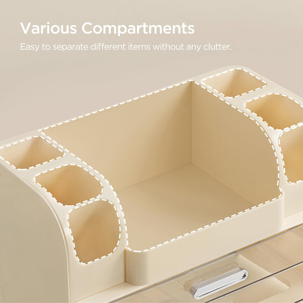 HBlife organisateur-maquillage adapté au comptoir, nettoyage rapide.