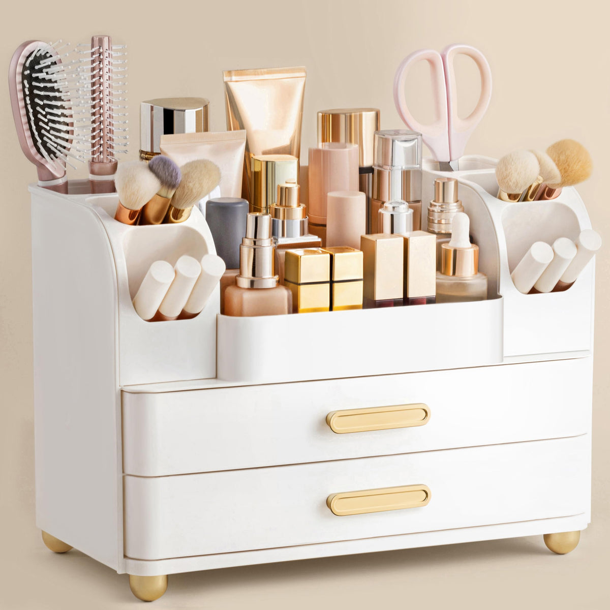 HBlife organizeur maquillage vanite: rangement clair et capacite elevee pour vos produits.