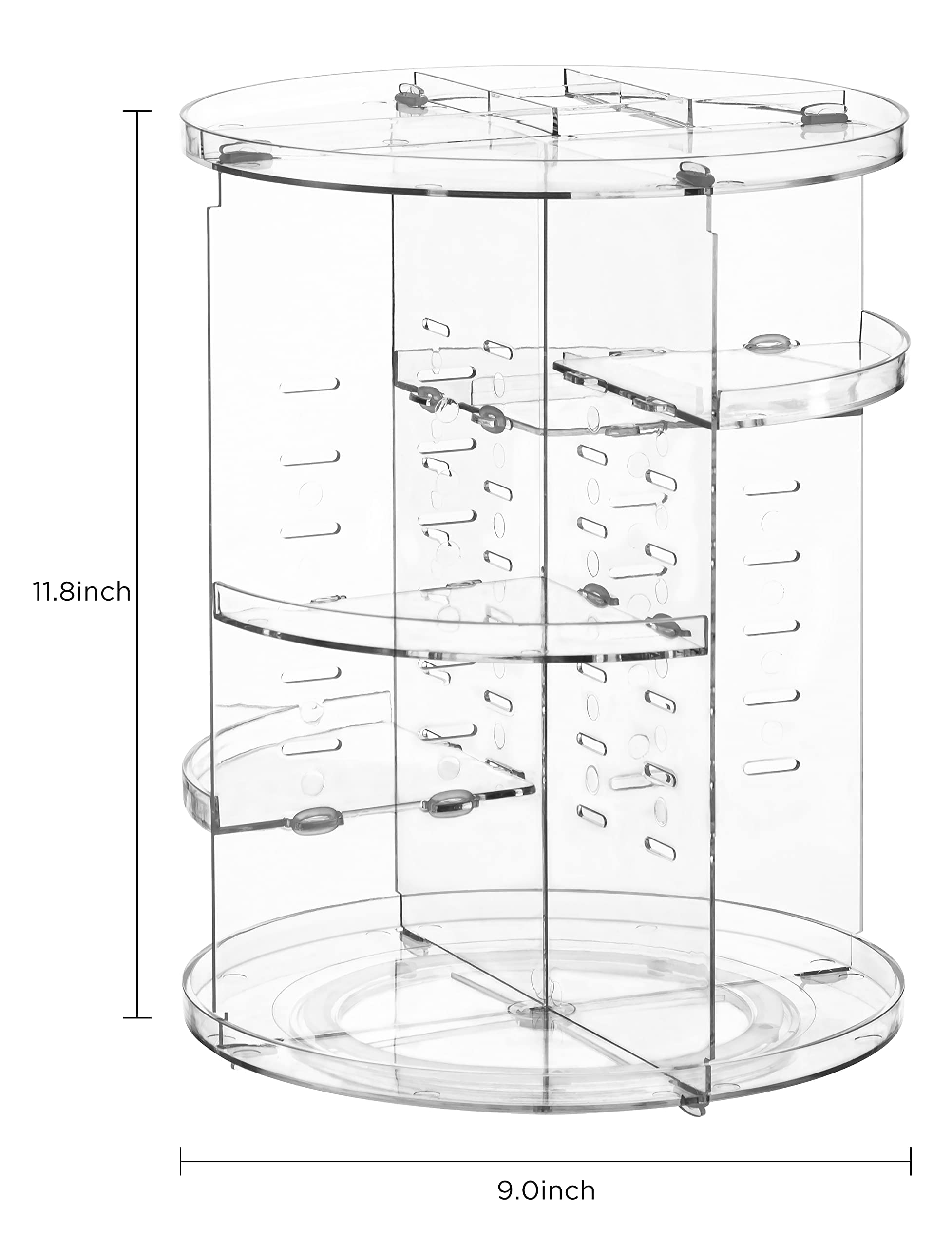 Rangements soins visage HBlife permettant une organisation efficace des routines.