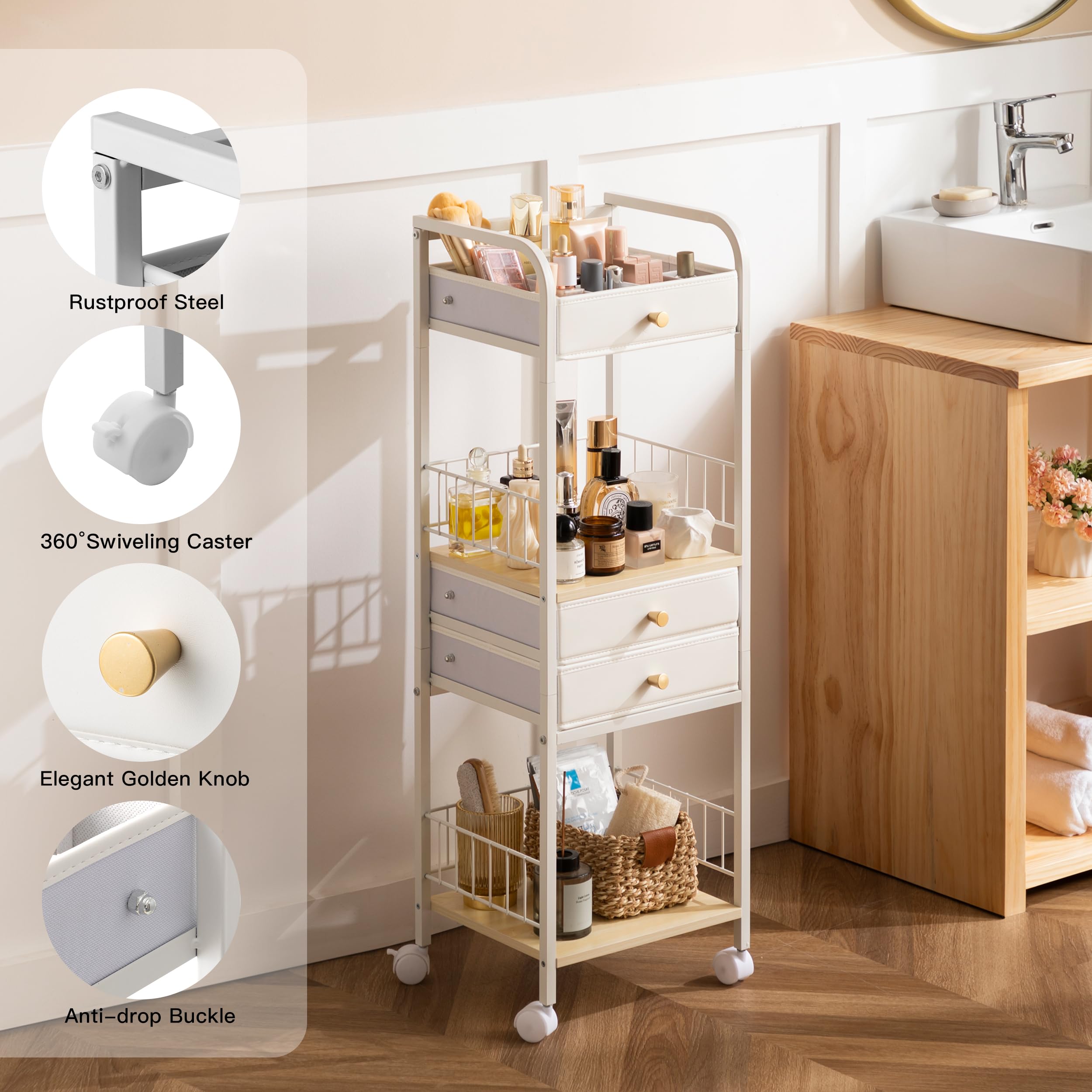 HBlife structure solide organisateur-beaute, design durable pour votre vanity.