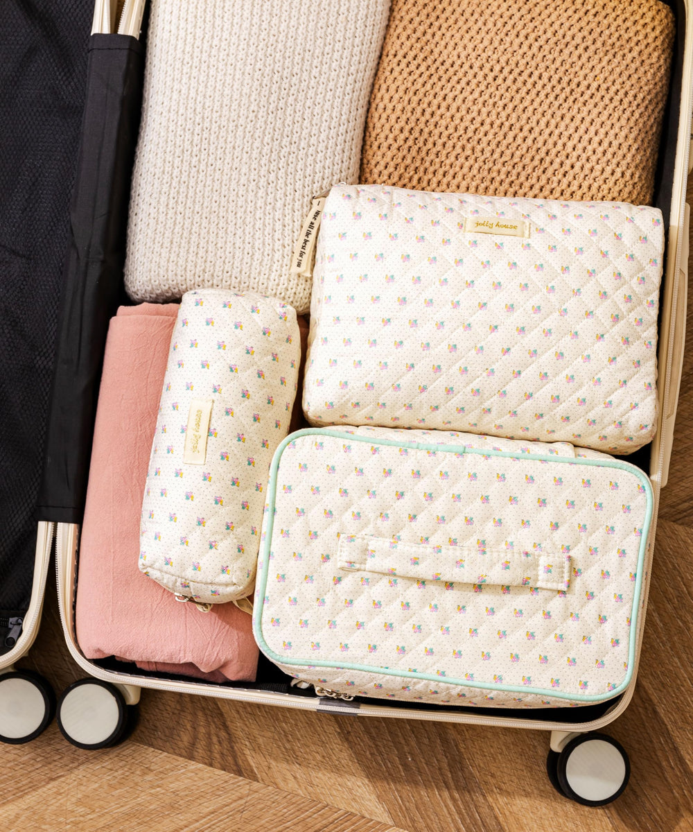 HBselect grand capacite-sac-maquillage: rangement généreux pour rouges à lèvres et pinceaux.