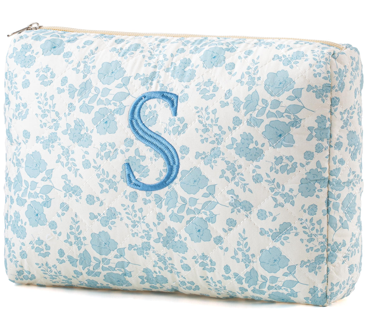 HBselect sac maquillage quilté en coton, parfait pour l organisation quotidienne et le voyage.