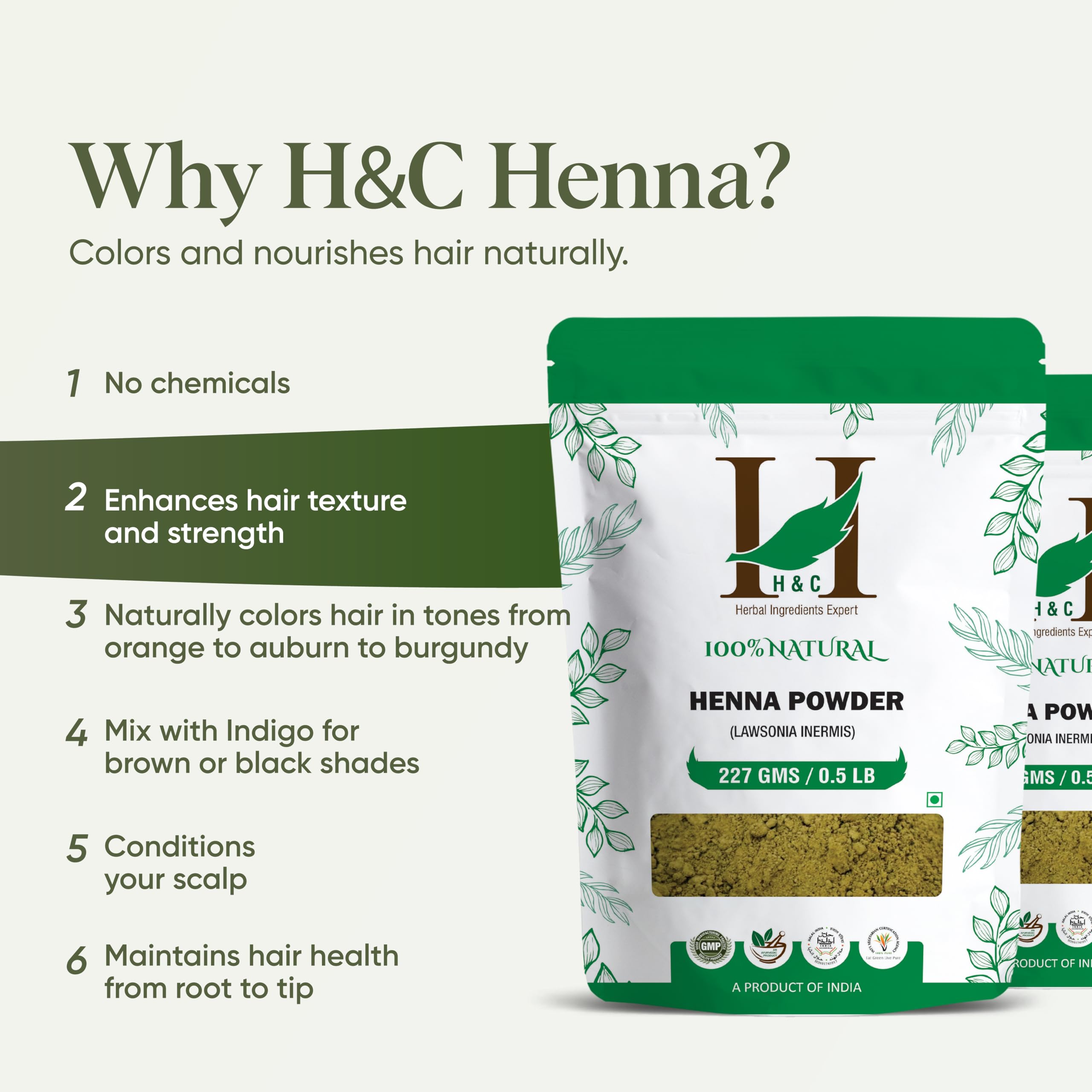 HC Cassia Obovata – poudre anti-dommages capillaires pour usage quotidien