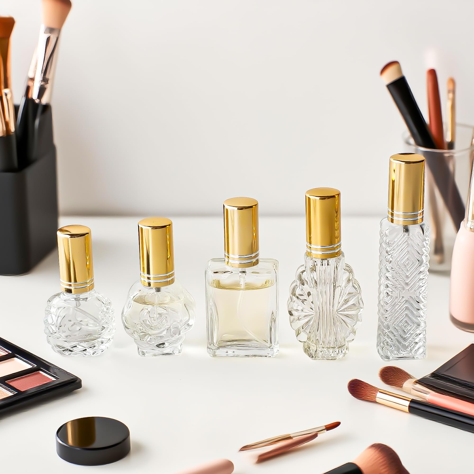 H&D Hyaline & Dora – usage créatif: flacons en verre vintage pour arts et bricolage parfumé