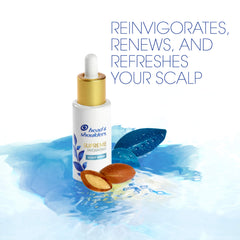Head & Shoulders serum texture pooled to show lightweight, non-greasy hydration benefit