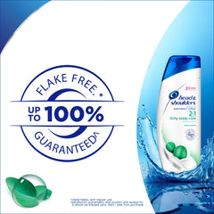Head & Shoulders, mousse lavante, pellicules minimisées et fraîcheur durable.