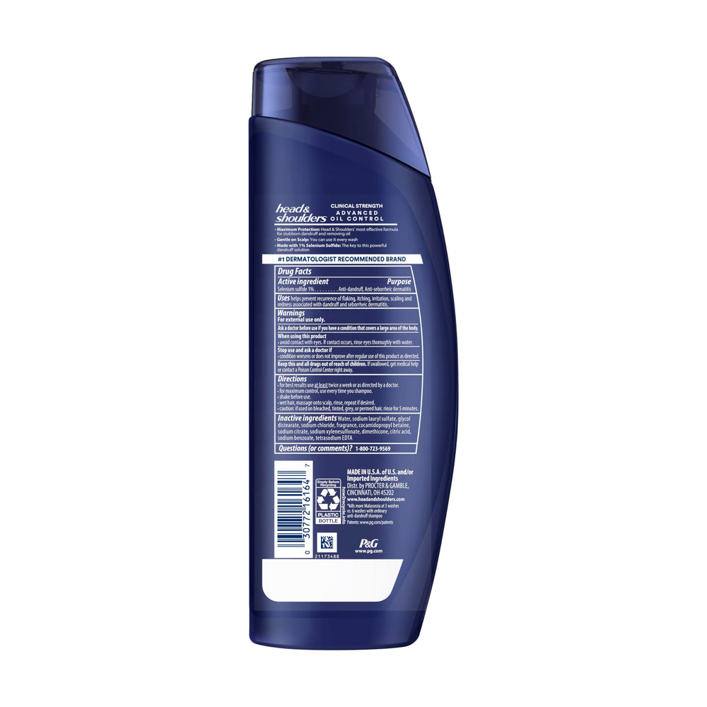 Shampoing Head & Shoulders utilisé quotidiennement pour sensation propre.