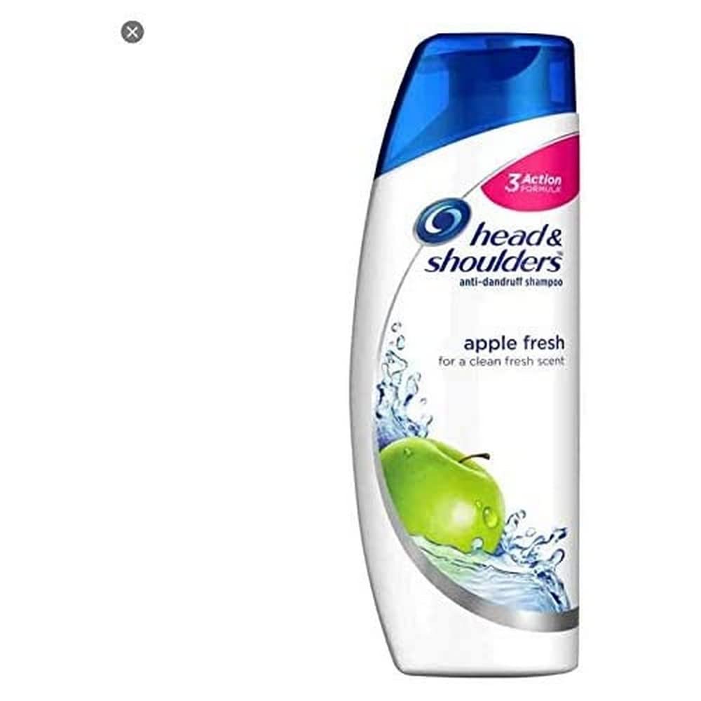 Shampoing Head & Shoulders pomme fraîche, bouteille 250 ml, lutte contre les pellicules et hydrate les cheveux