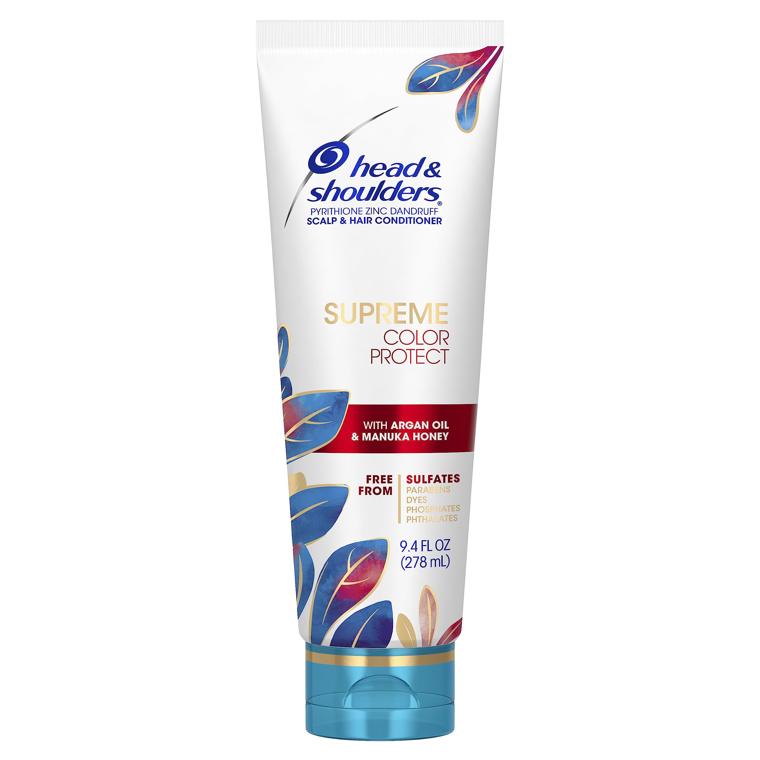 Head and Shoulders Supreme Color Protect Conditioner tub on vanity soothing scalp and hair