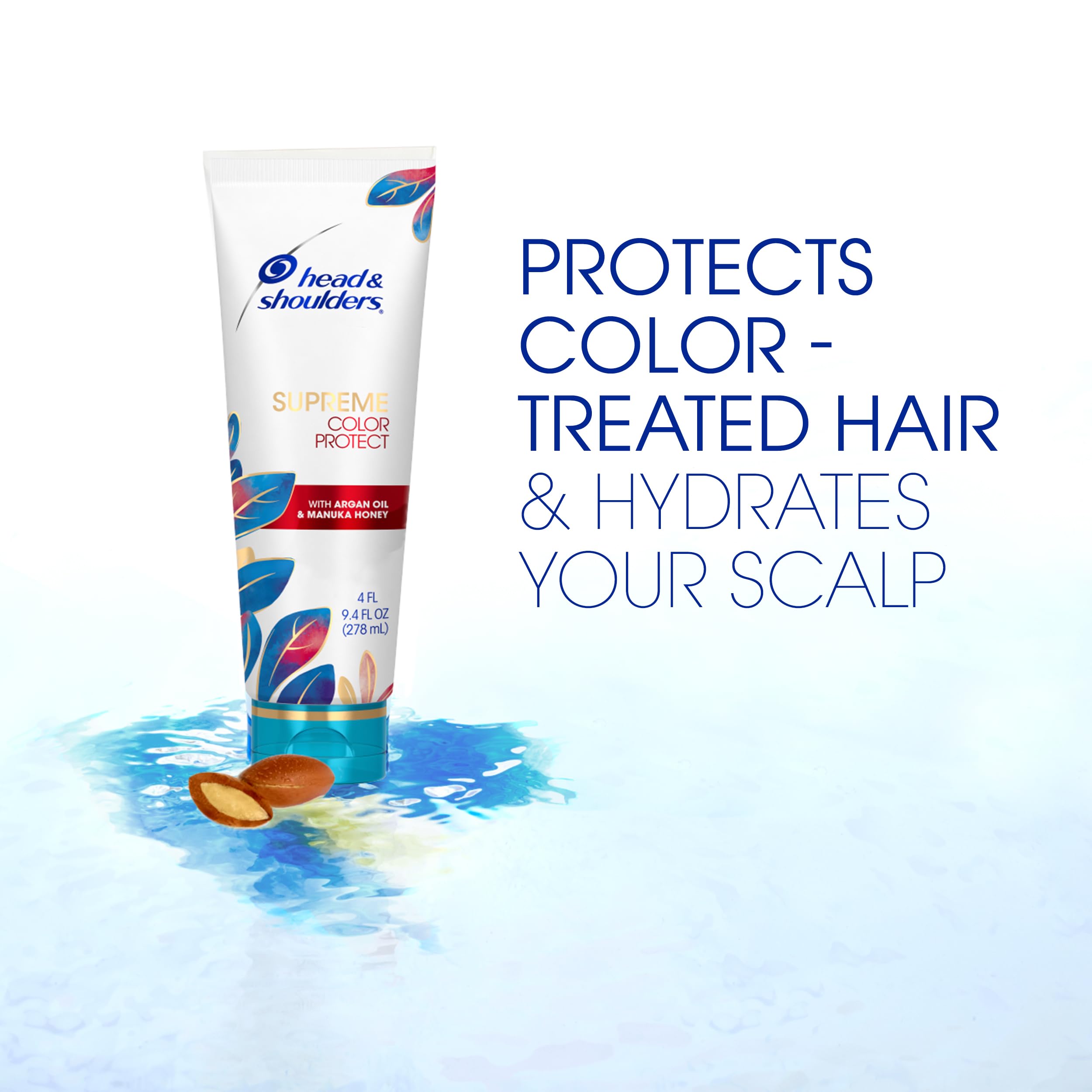 Silky color-treated hair texture after using this conditioner