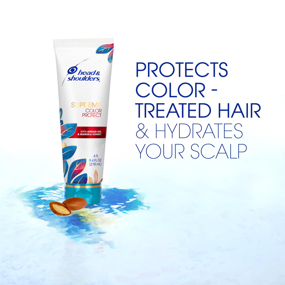 Silky color-treated hair texture after using this conditioner