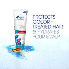 Silky color-treated hair texture after using this conditioner