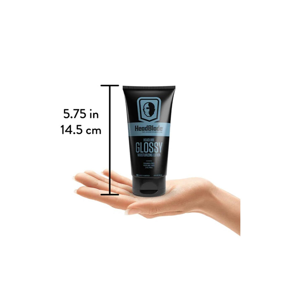 HeadBlade HeadLube Glossy sans parfum ni colorant pour une routine simple.