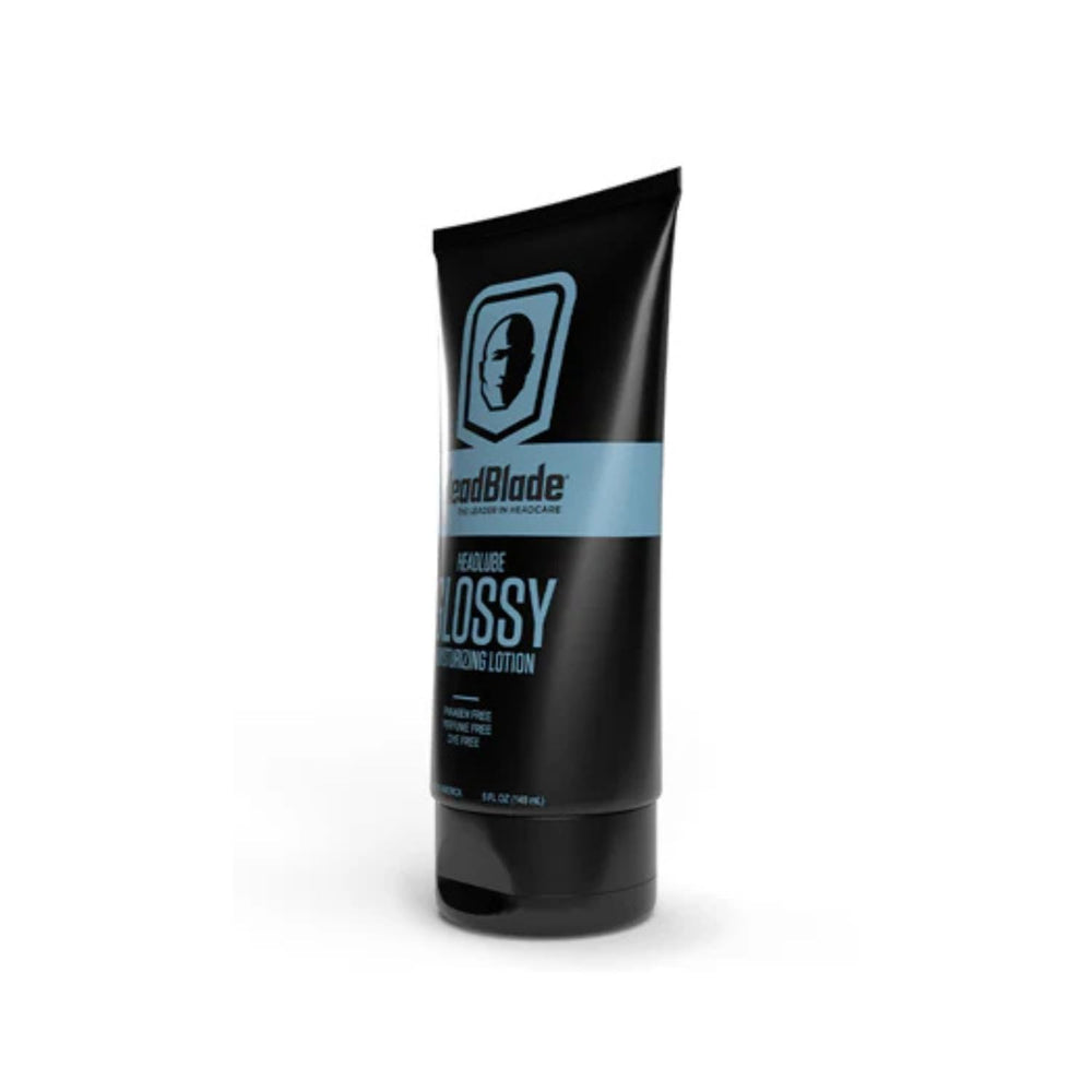 HeadBlade HeadLube Glossy, texture crèmeuse et absorption rapide.