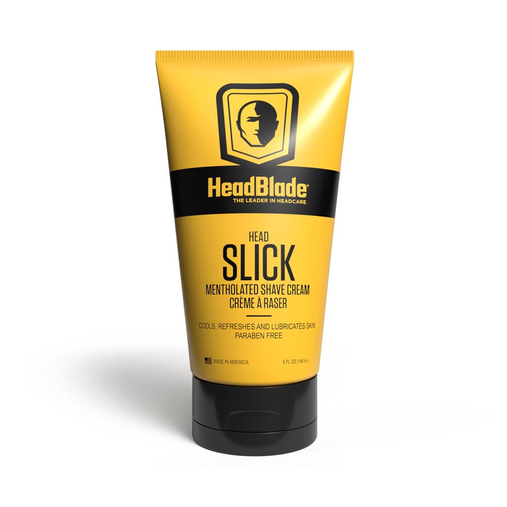 HeadBlade HeadSlick, bouteille 5oz, idéal pour un rasage du crâne en douceur.