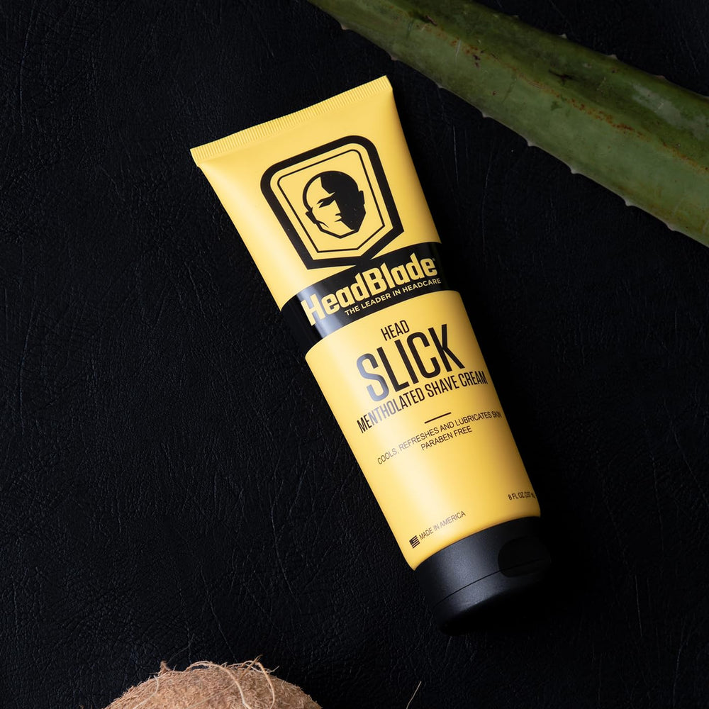 HeadBlade HeadSlick: crème soluble dans l'eau facilite le rinçage.