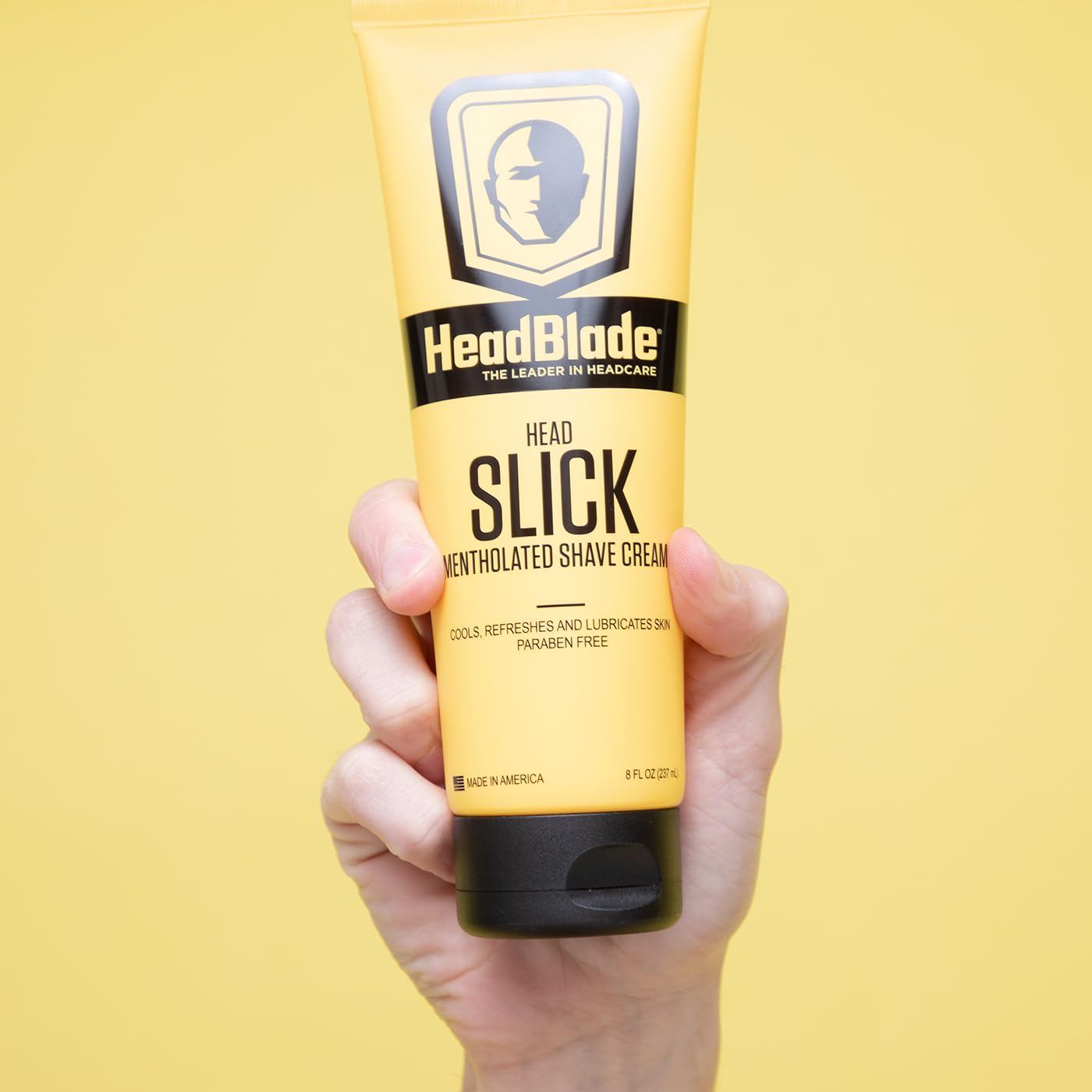 HeadBlade HeadSlick: sensation de fraîcheur mentholée après le rasage.