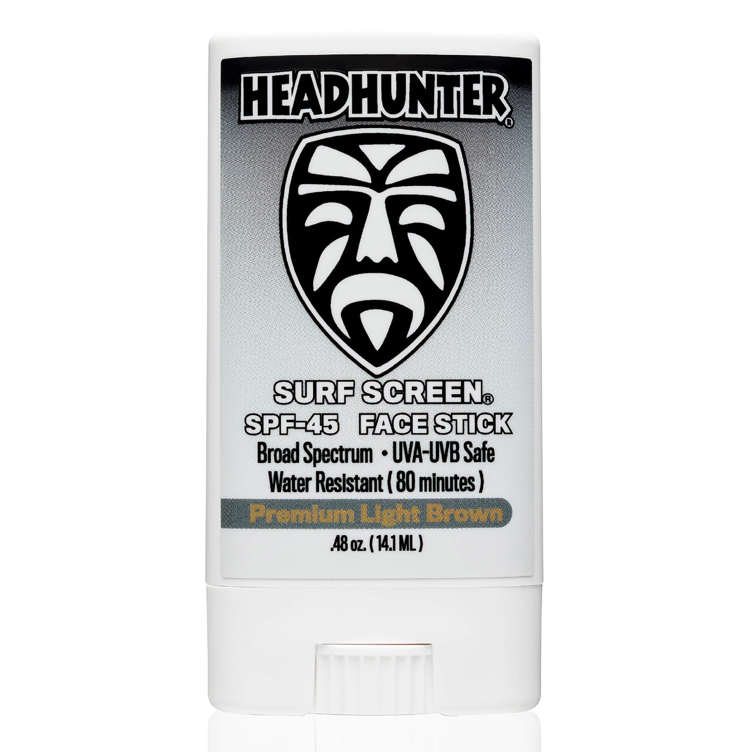 Stick solaire Headhunter visage SPF45, application rapide et non grasse.