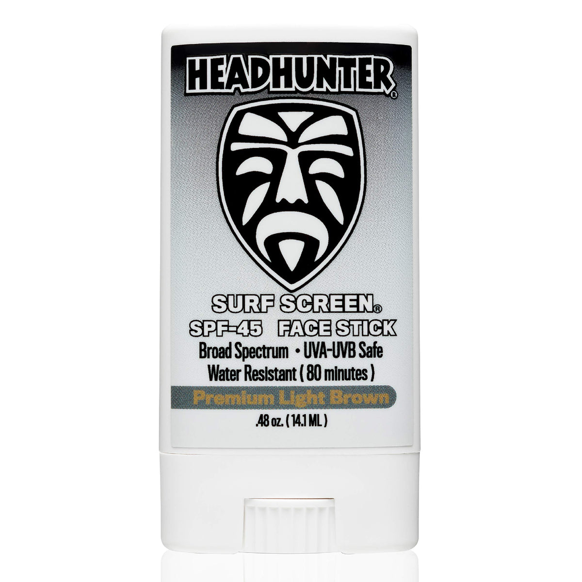 Stick solaire Headhunter visage SPF45, application rapide et non grasse.