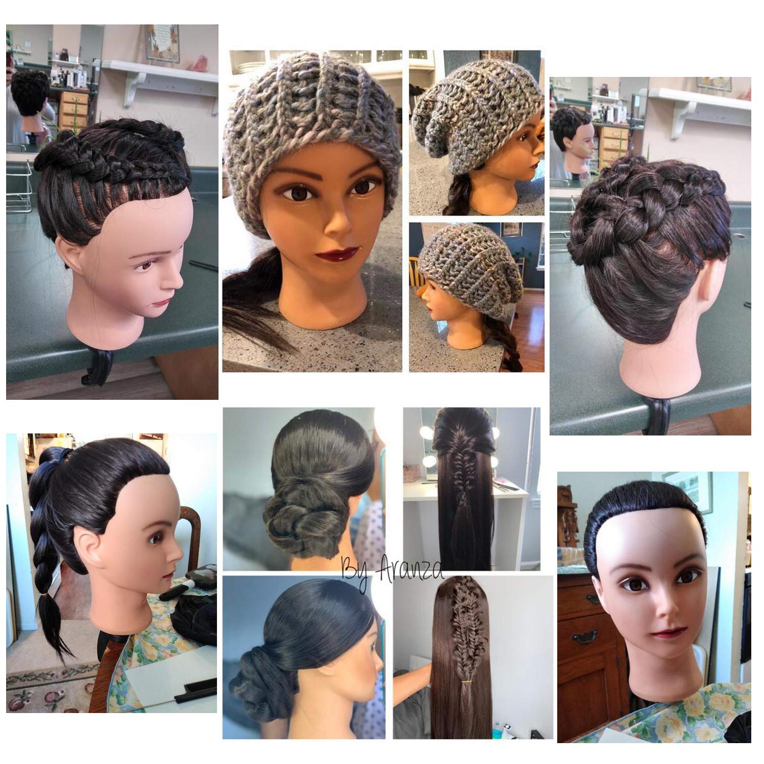 Headwinn Mannequin coiffure formation pour cours et exercices pratiques