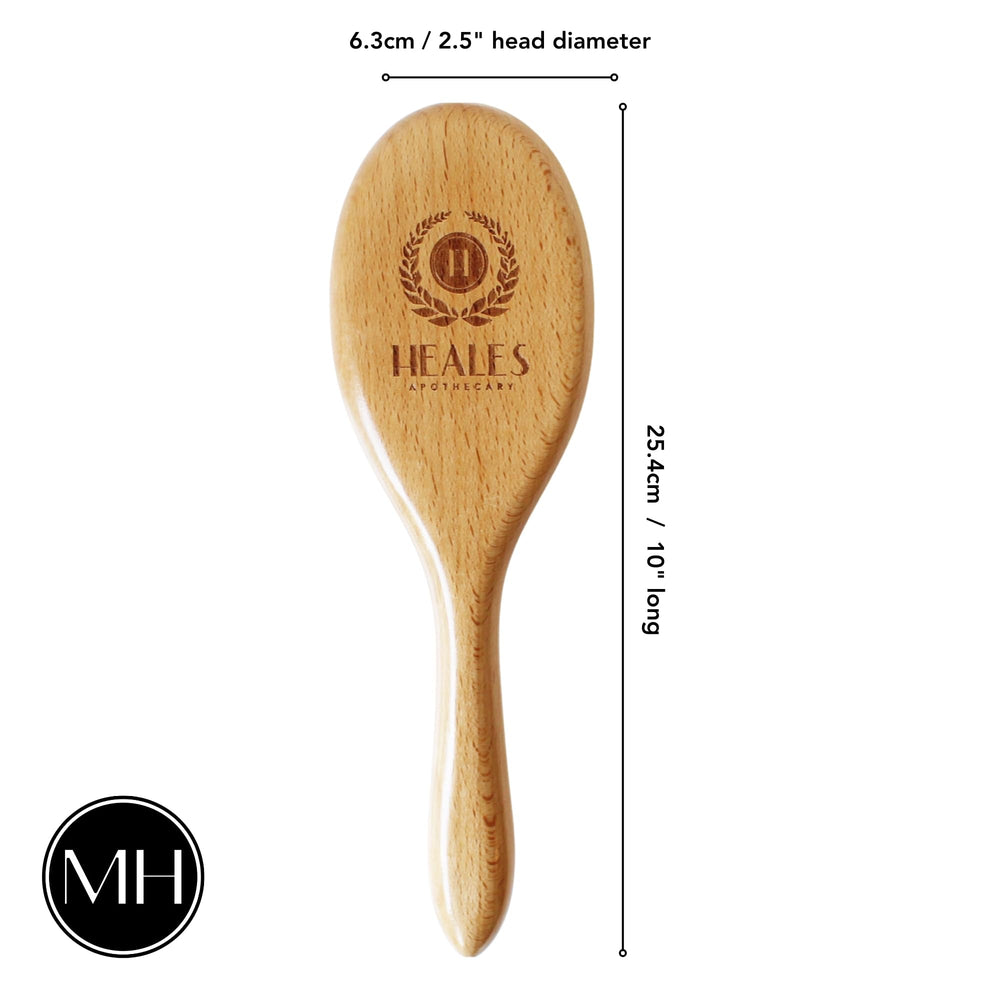 Brosse sèche Heales Apothecary routine soin maison efficace.