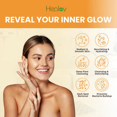 Décolleté Healov acide kojique, cou et décolleté plus homogènes
