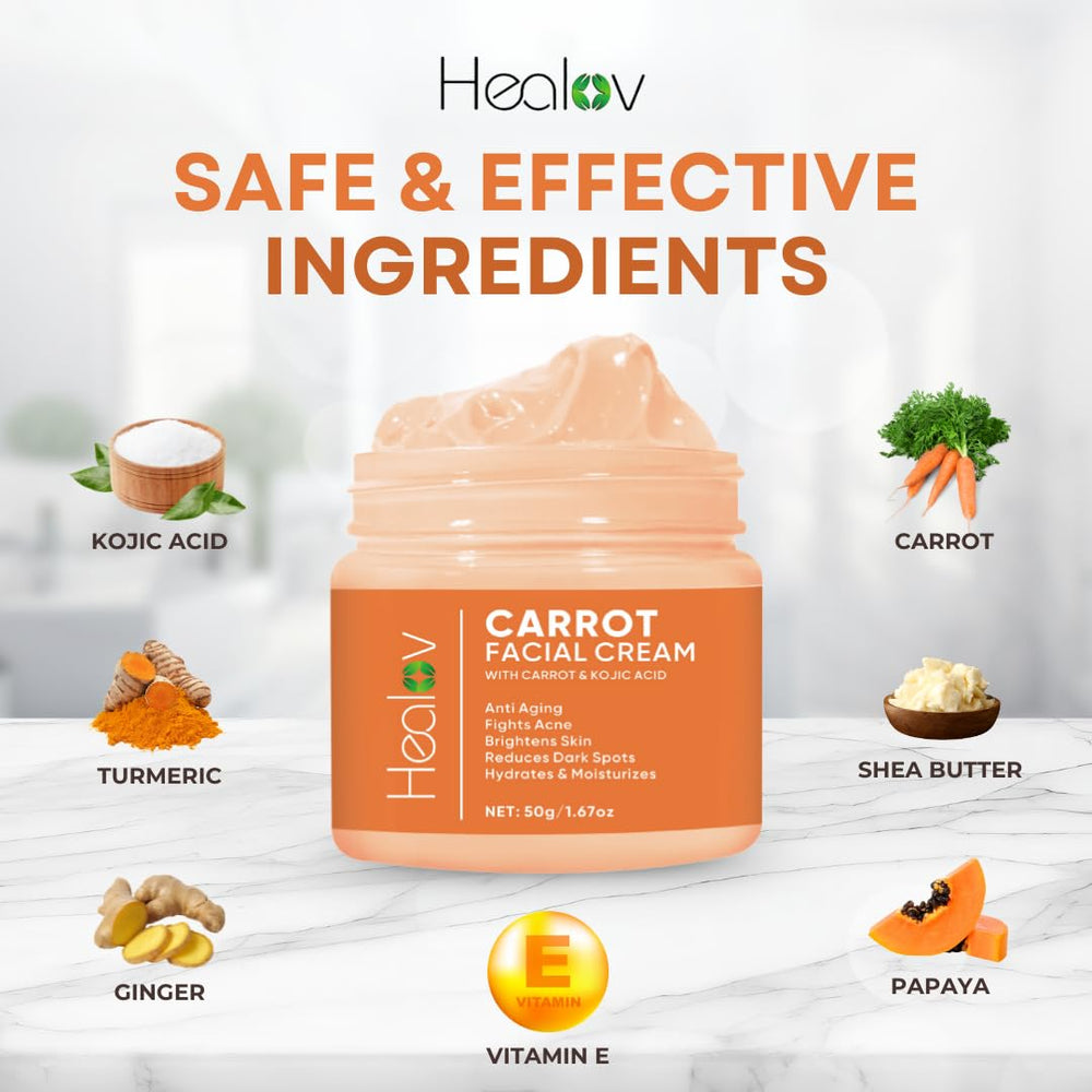 Healov Crème Carotte – crème appliquée sur zones sensibles, usage ciblé
