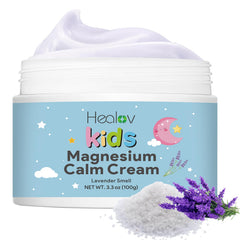 Lotion magnésium Healov pour enfant favorisant la détente au coucher.