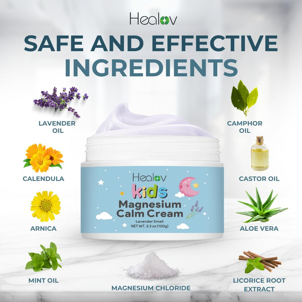 Soin nocturne Healov pour enfant, routine paisible.