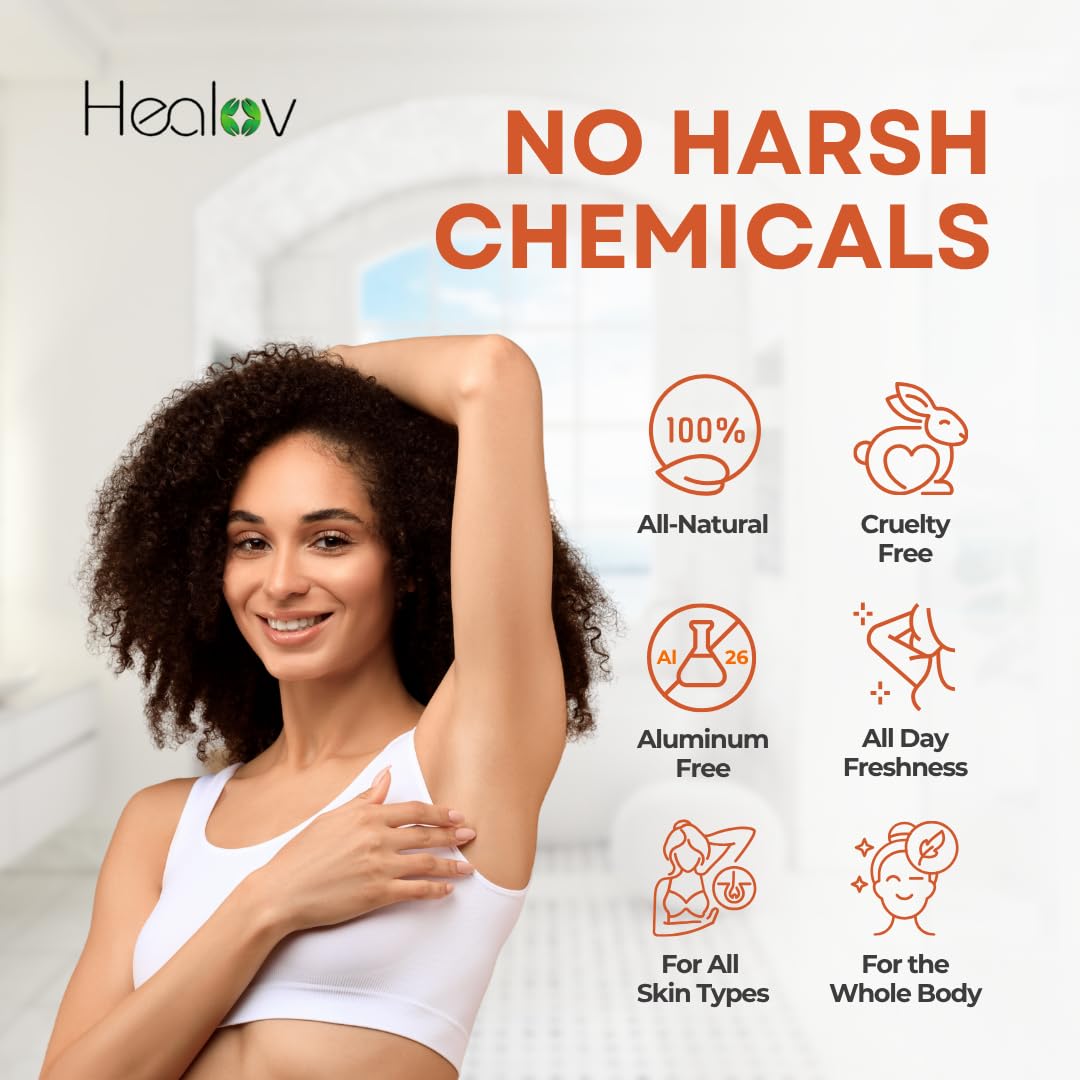 Healov Persimmon Déodorant – extrait kaki japonais pour une senteur naturelle.