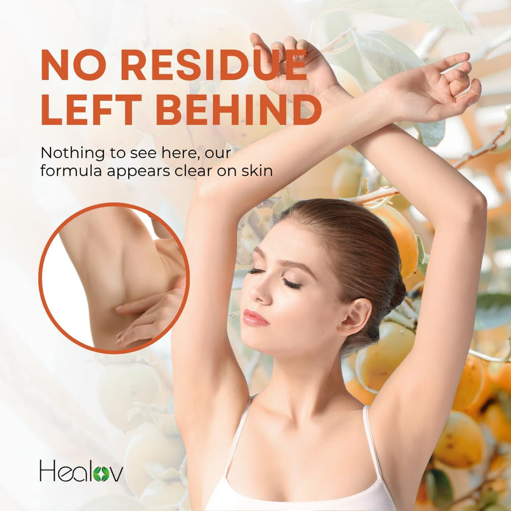 Healov Persimmon Déodorant – ingrédients naturels pour une fraîcheur durable.