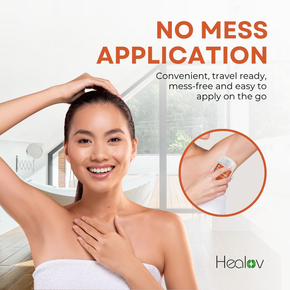 Healov Persimmon Déodorant – sans aluminium, respectueux de la peau.