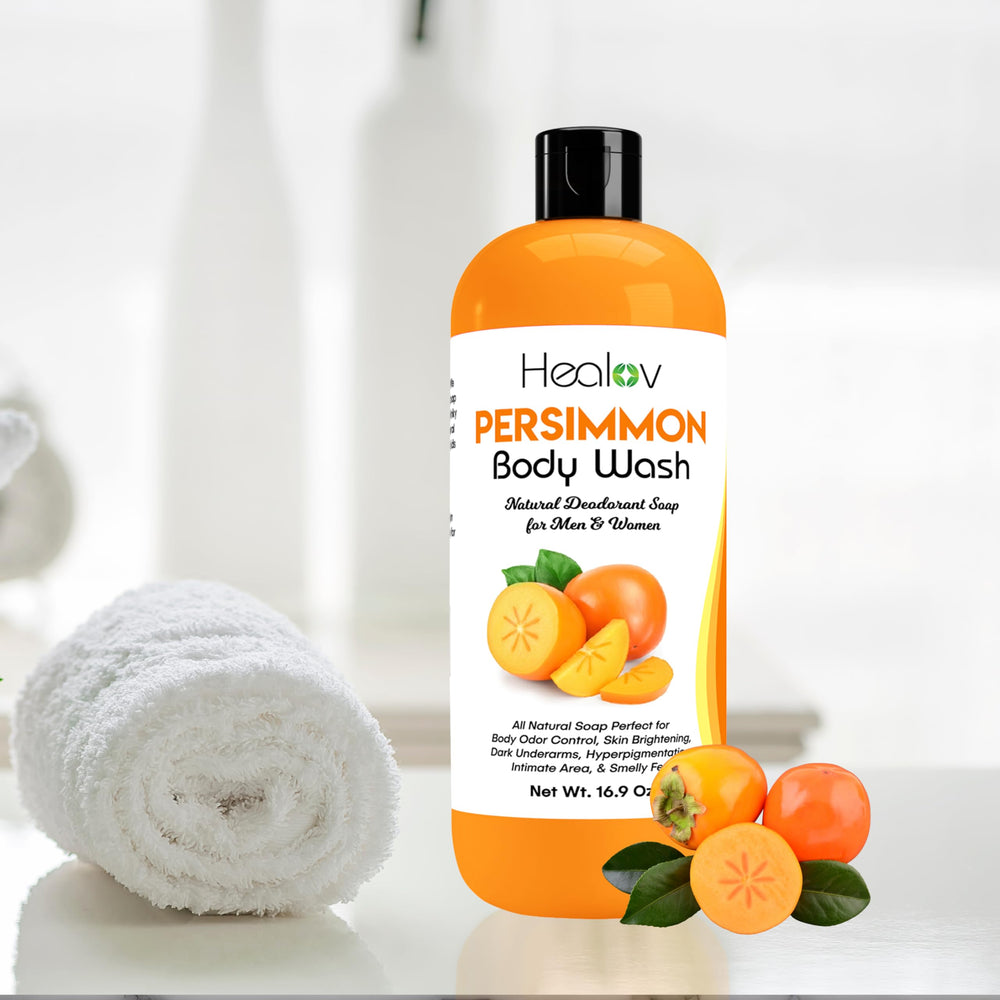 Healov Persimmon savon-artisanal-ingredients : formulation artisanale avec huiles de qualité.