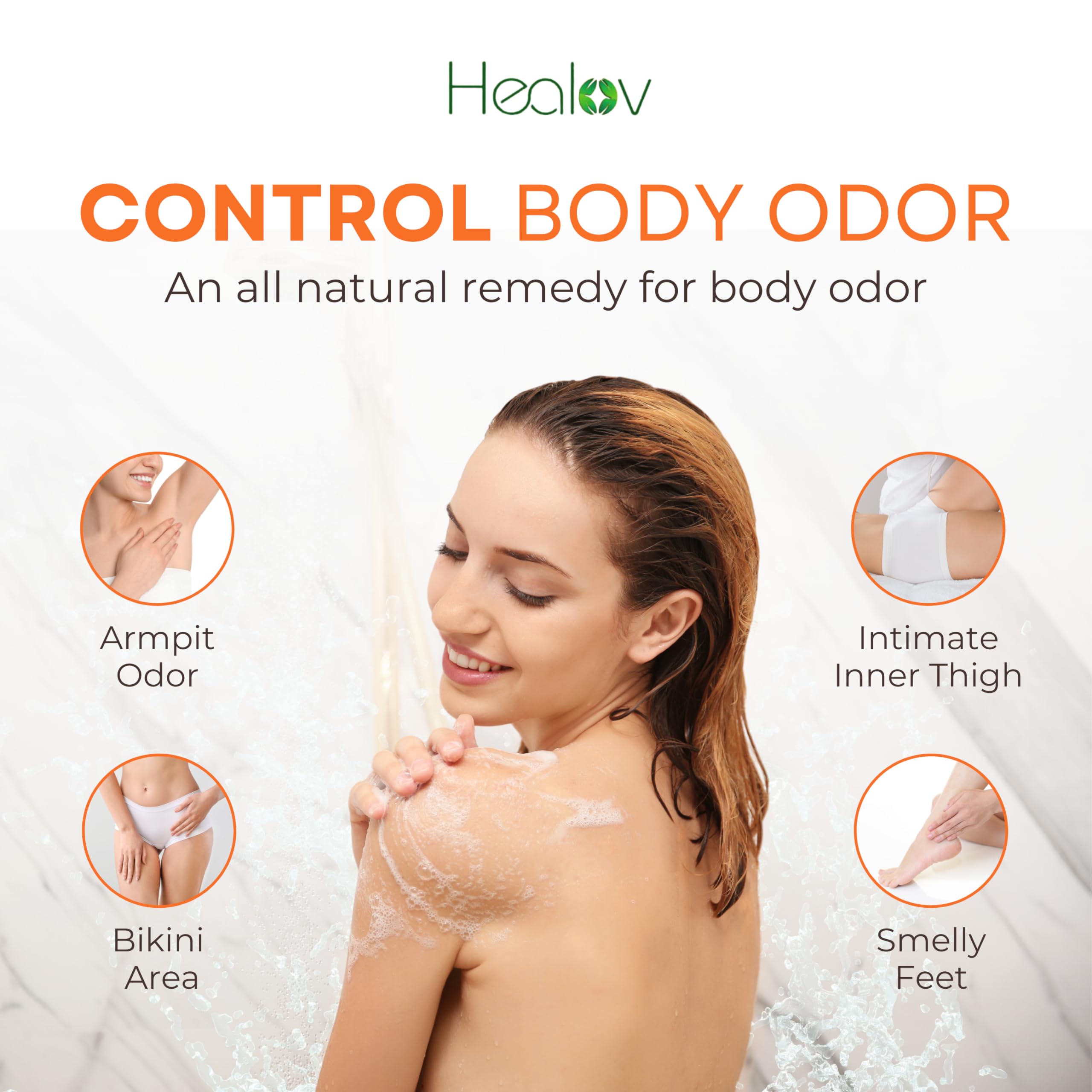 Healov Persimmon savon-dermes-hydratants : peau douce et souple après la douche.